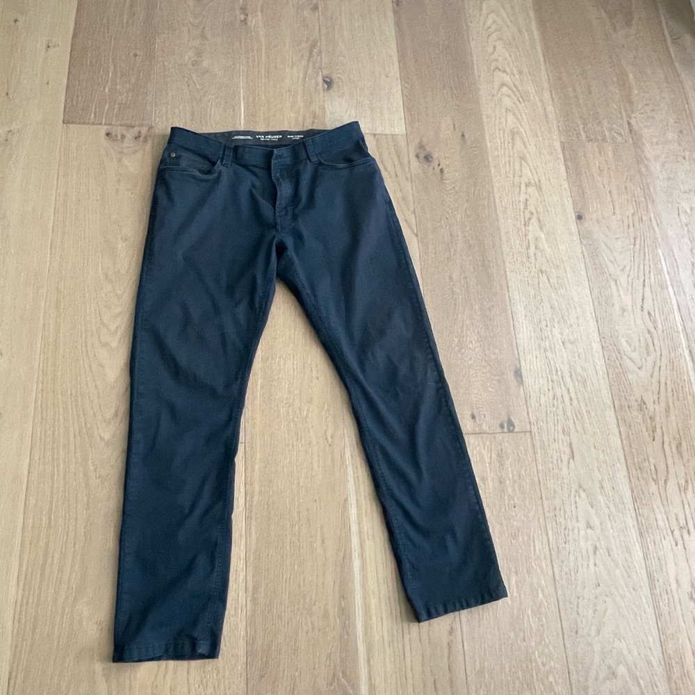 Van Heusen Men's Slim Pants - Dark Navy